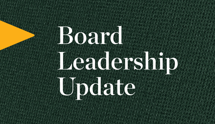 Board Leadership Update