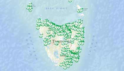 AED locator map